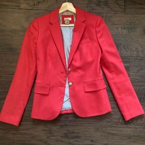 Red J Crew Blazer